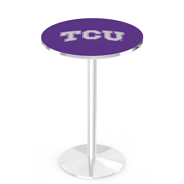 42" Chrome TCU Pub Table